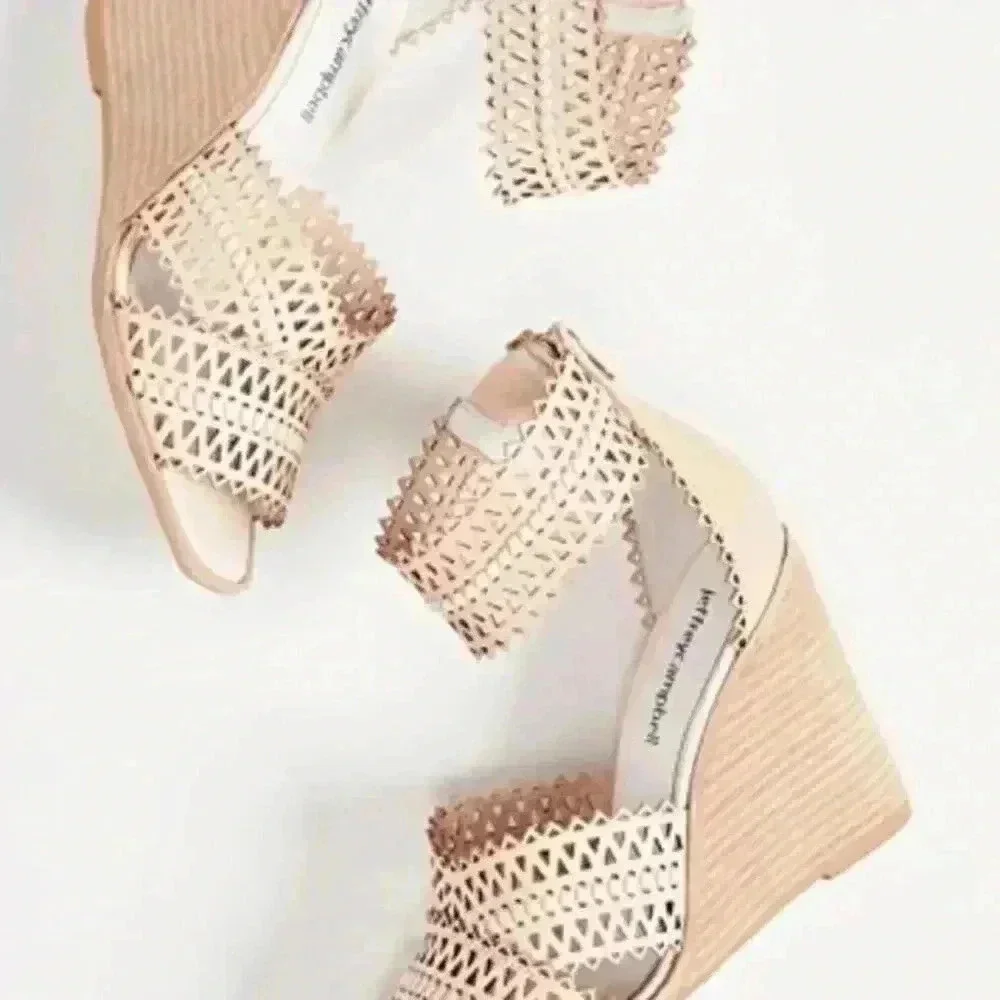 Jeffrey Campbell Besante St Wedge‎ Sandals Size 6.5
